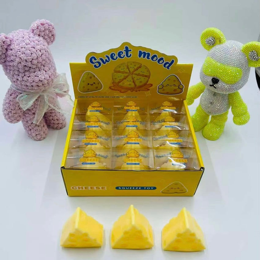 Cheese Squishy Toy - Slow Rise
